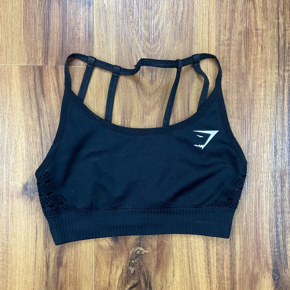 NEW Energy Seamless Back Cross Strappy Sports Bra